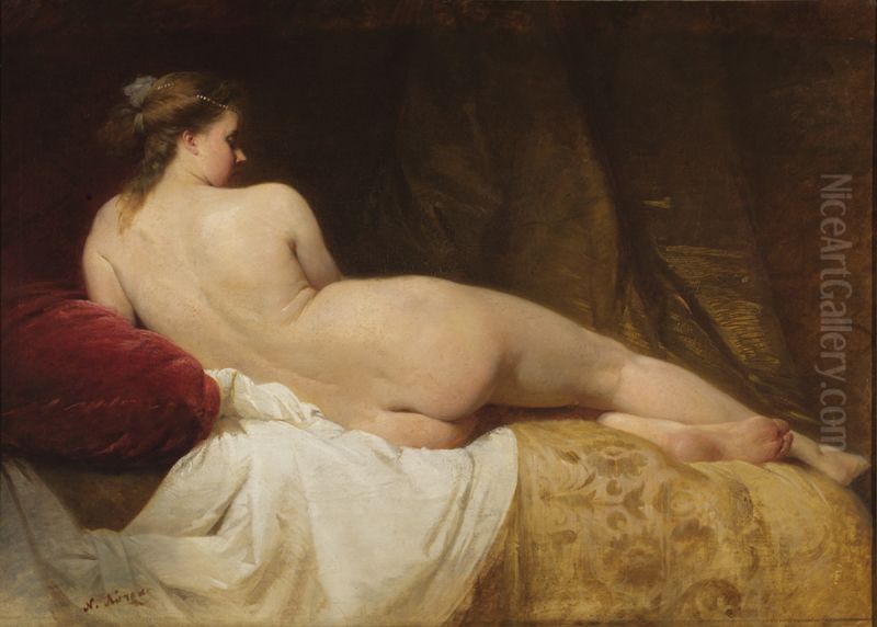 Nude Oil Painting by Nikiforos Lytras