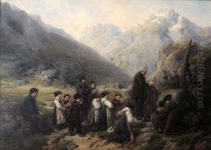 Sunday ceremony on the Sanetsch pass