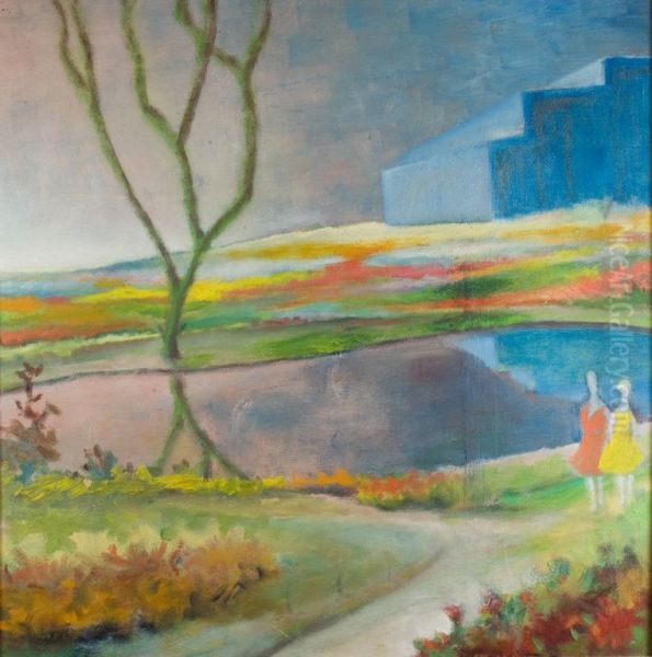 [apparently no title] Oil Painting by Willy Fick