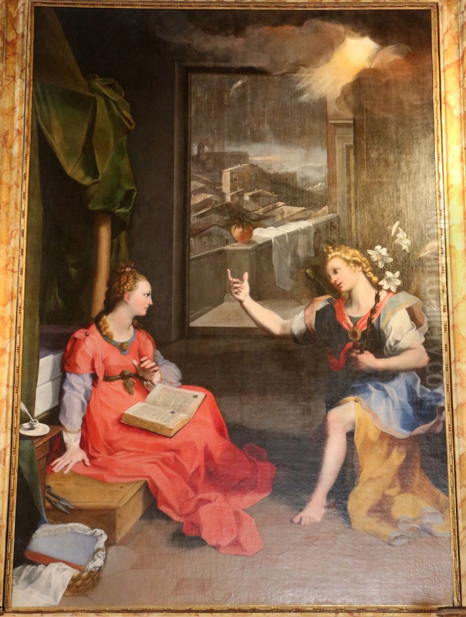 Annunciation Oil Painting by Federico Barocci