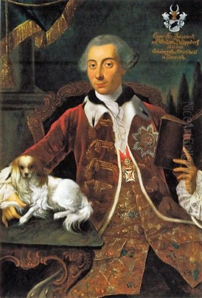 Philipp Cuno Christian von Bassewitz Oil Painting by unknown