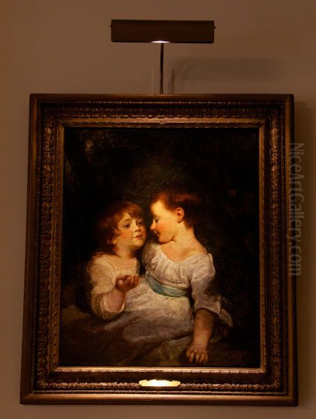 The Vandergucht Children Oil Painting by Joshua Reynolds
