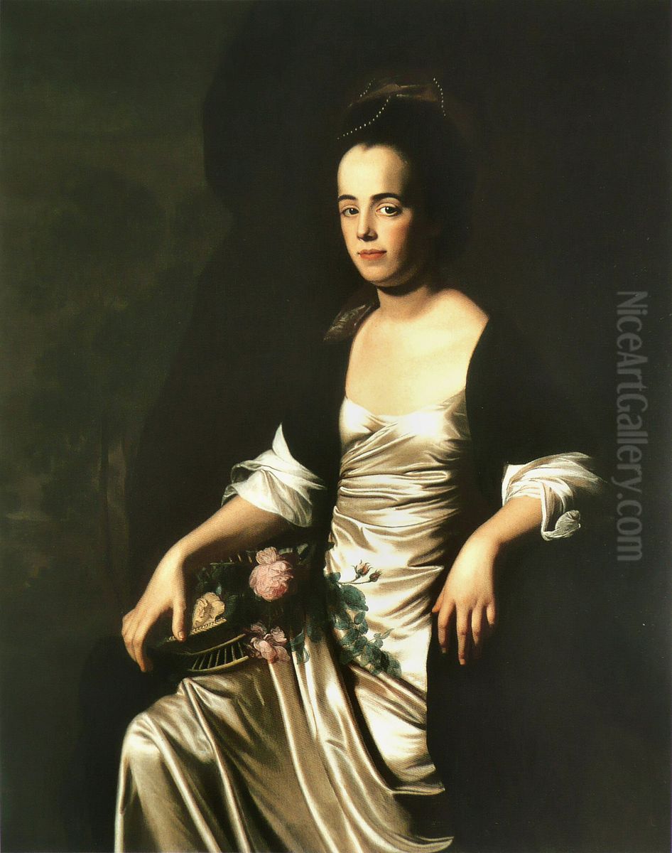 Portrait of Mrs. John Stevens (Judith Sargent, later Mrs. John Murray) Oil Painting by John Singleton Copley