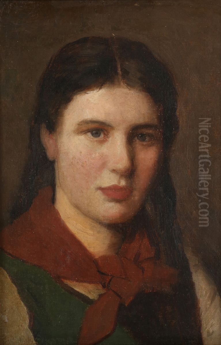 Kvinne Oil Painting by Jahn Ekenaes