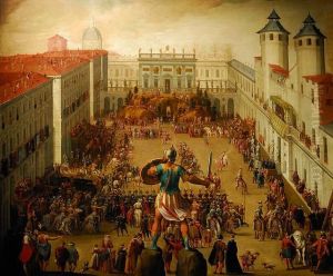 Arrival of Christine Marie of France to Turin in 1619