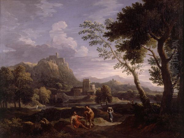Landscape (Valencia) Oil Painting by Jan Frans van Bloemen