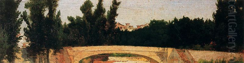 Paisaje de Granada. Oil Painting by Rafael Romero Barros