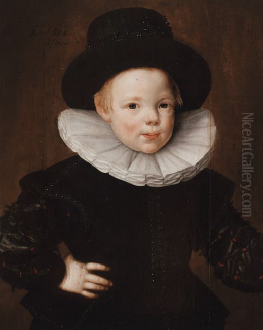 Portrait of Wouter Gaal (1600-1639) Oil Painting by Jan Claesz.