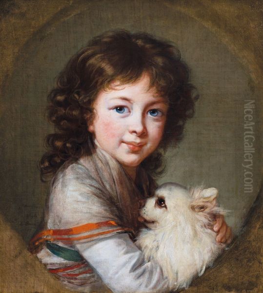 Portrait of Elisabeth Isabella Mniszech Oil Painting by Elisabeth Louise Vigee Le Brun