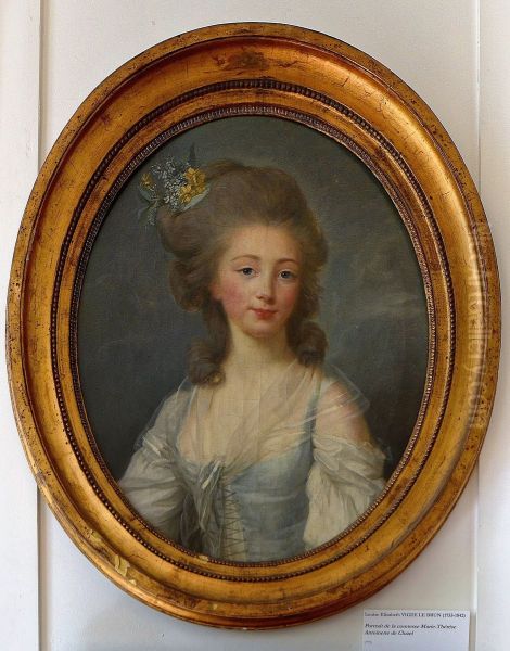 Portrat von Madame du Cluzel Oil Painting by Elisabeth Louise Vigee Le Brun