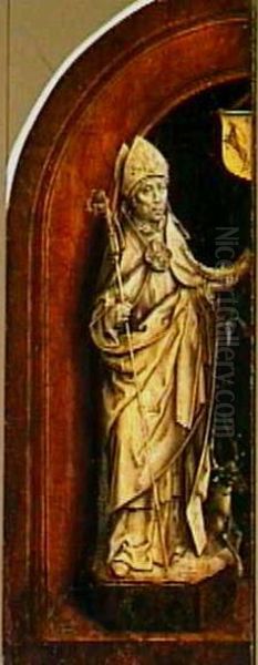 De H. Hubertus Oil Painting by Aelbrecht Bouts