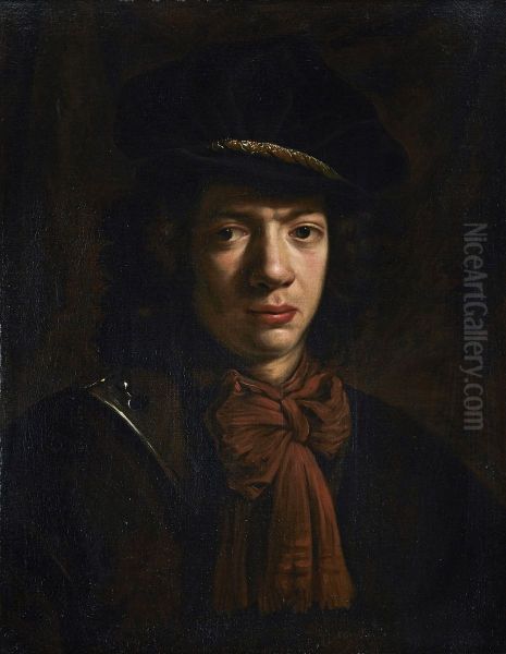 Portrait of an unknown man Oil Painting by Daniel De Koninck