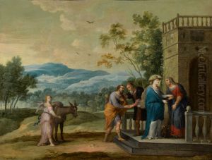 Mary and Elisabeth shaking hands