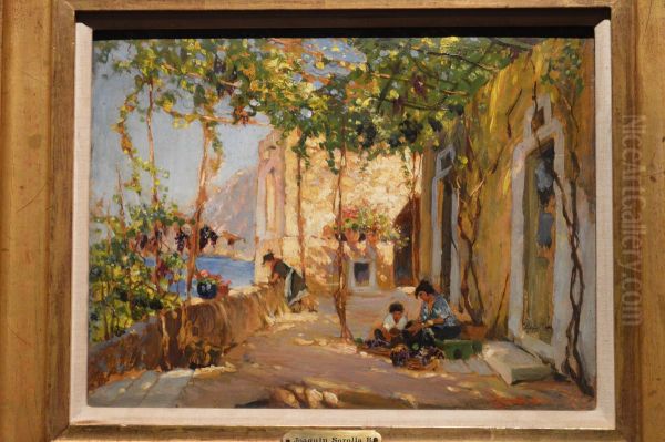 Naples scene Oil Painting by Joaquin Sorolla