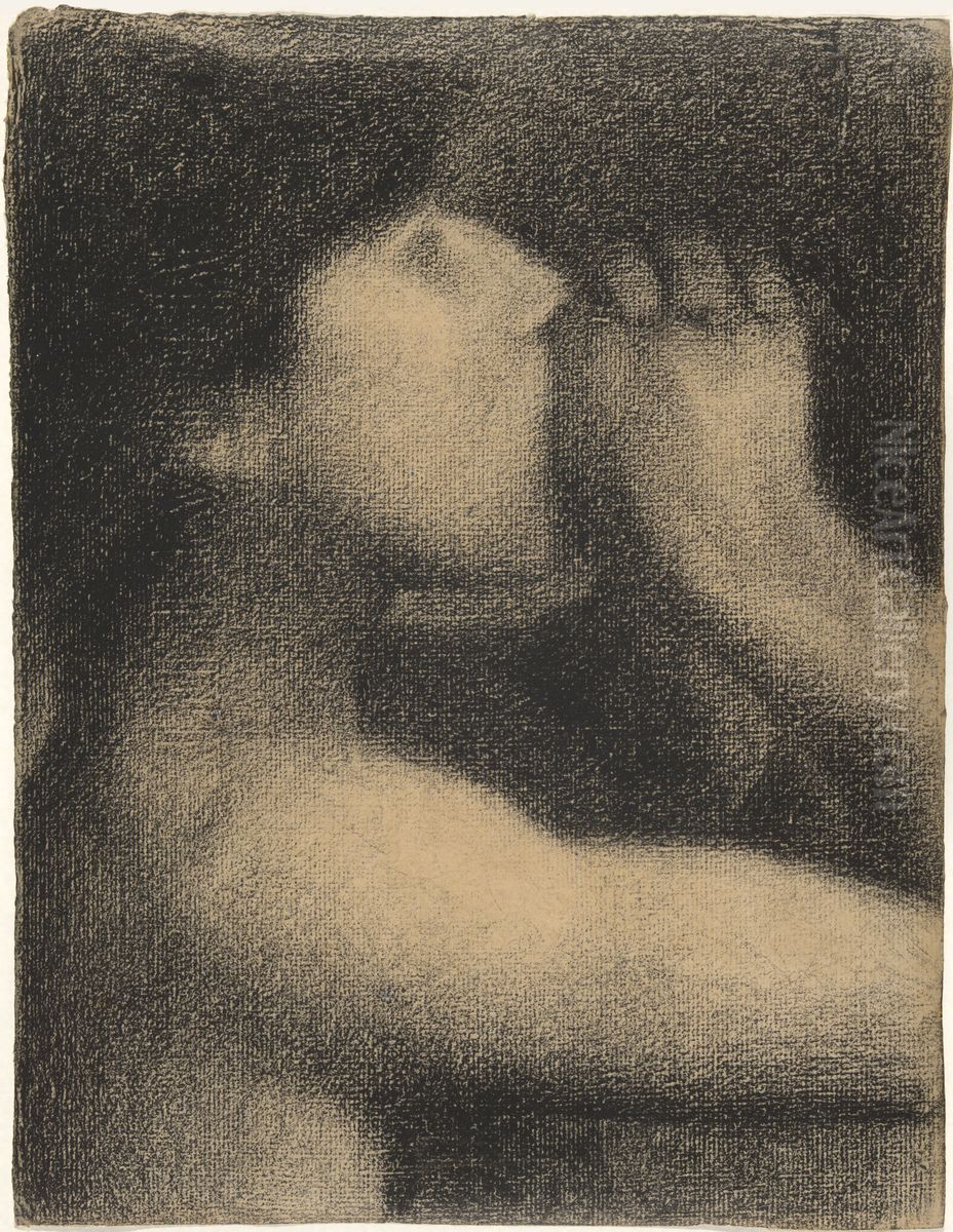L'echo (Echo) Oil Painting by Georges Seurat