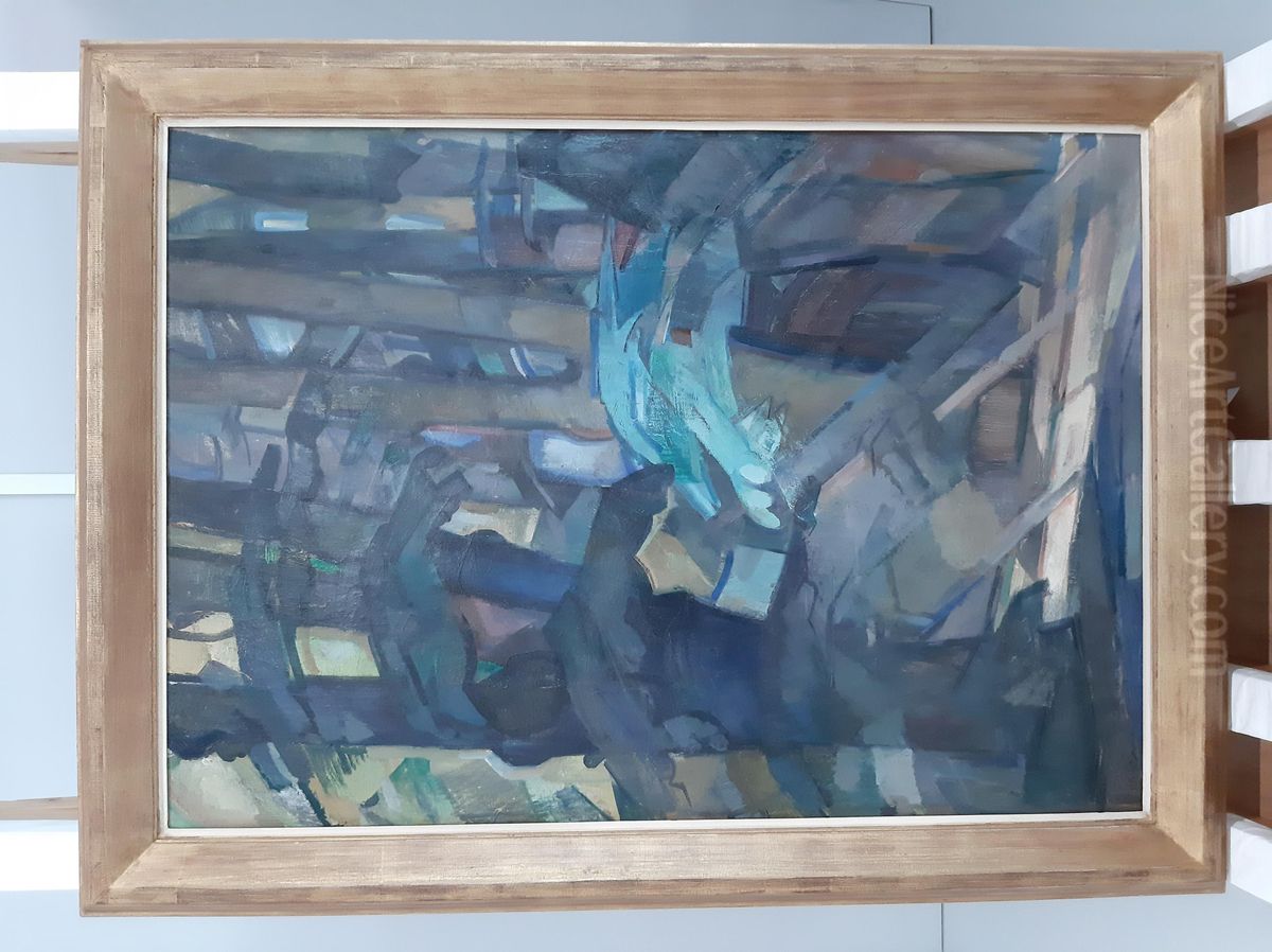 Doorvallend Licht Oil Painting by Herman Kruyder