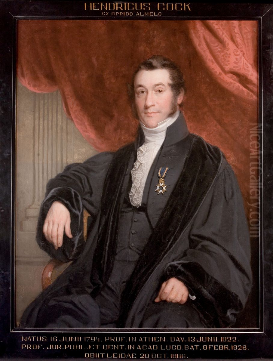Portrait of Henricus Cock, professor of Law in Leiden Oil Painting by Charles Howard Hodges Portrait of Henricus Cock, professor of Law in Leiden Oil Painting by Charles Howard Hodges