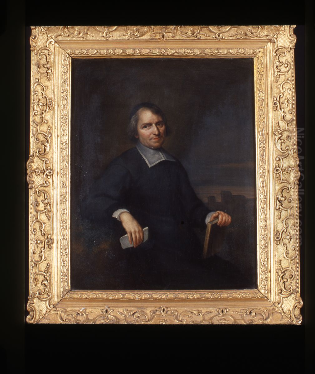 Portret van Antoine d'Arnauld, Jansenistisch theoloog Oil Painting by Antoine Coussin