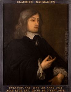 Portret van Claudius Salmasius (Saumaise), filoloog