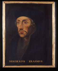 Portret van Desiderius Erasmus, humanist