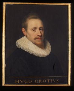 Portret van Hugo de Groot, rechtsgeleerde en staatsman