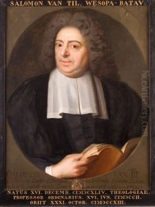 Portret van Salomon van Til, hoogleraar Godgeleerdheid te Leiden