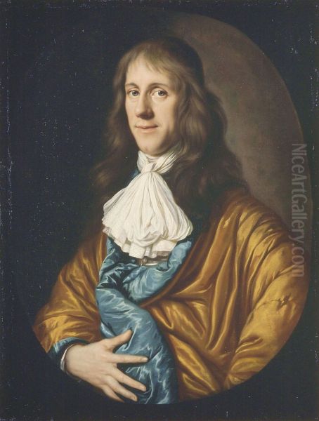 Portrait of Johan Thiens (....-1665) Oil Painting by Pieter Nason