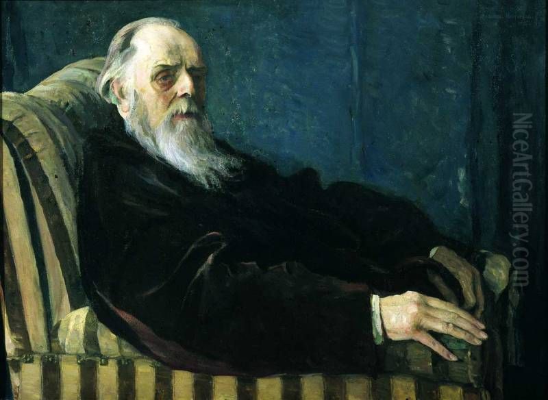 V.G.Chertkov Oil Painting by Mikhail Nesterov
