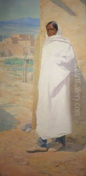Cui Bono? Oil Painting by Gerald Cassidy