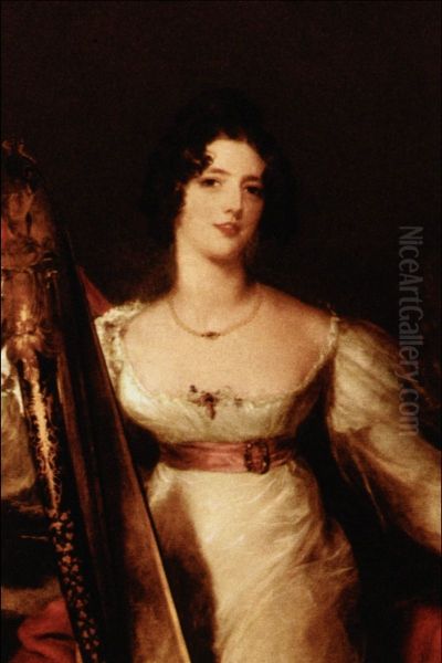 Portrait of Mrs. Lownds Stone Oil Painting by Thomas Gainsborough
