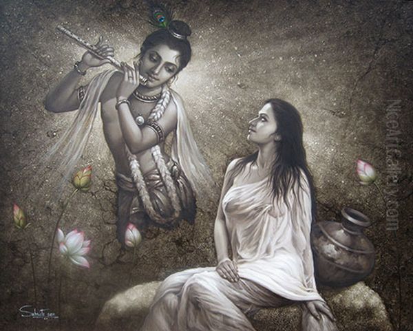 Mystique Moments Oil Painting by unknown