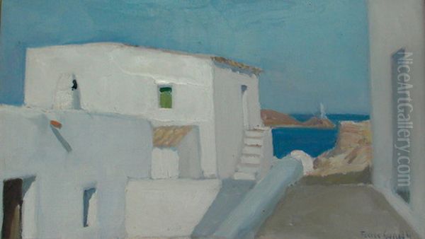 Spot in Sa Penya Oil Painting by Ferrer Guasch