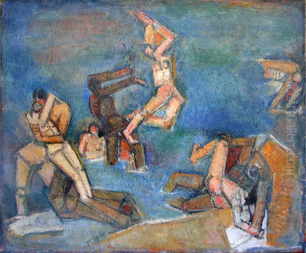 Der Raub der Sabinerinnen II Oil Painting by Radoslav Kutra