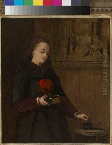Het Geschenk Oil Painting by Christoffel Bisschop
