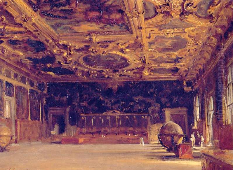 Interior of Dodge's Palace Oil Painting by John Singer Sargent