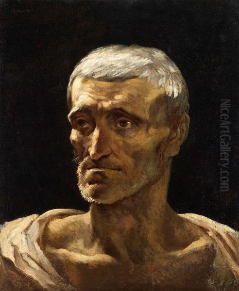 Portrait d'un naufrage Oil Painting by Theodore Gericault