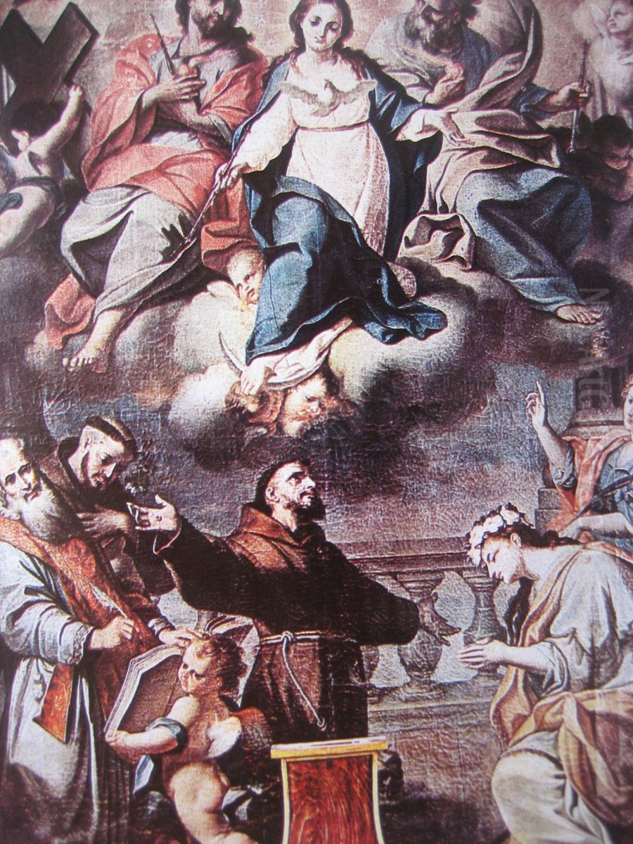 Trionfo dell'Immaculata Oil Painting by Fedele Tirrito