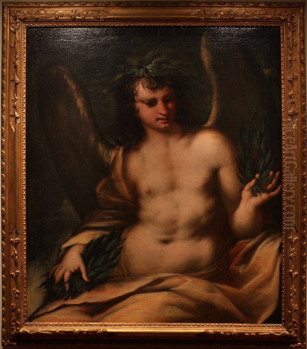 allegoria dell'amor di virtu Oil Painting by Federico Cervelli