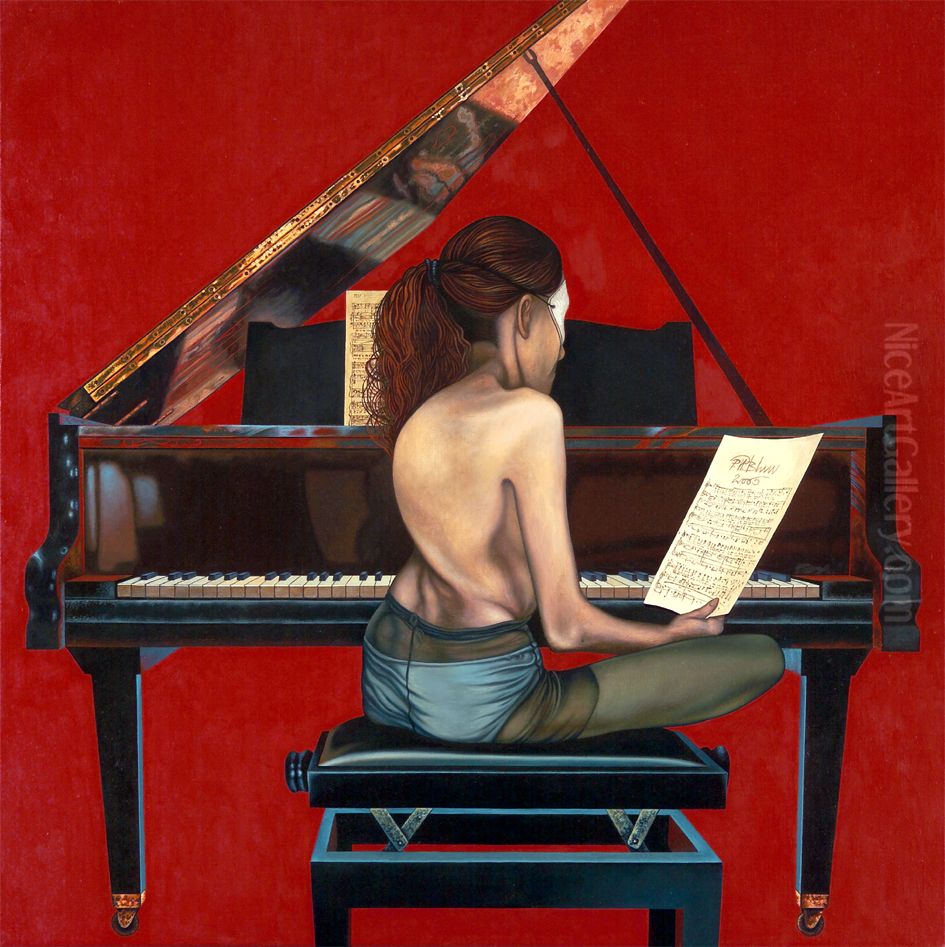 Die Partitur Oil Painting by unknown