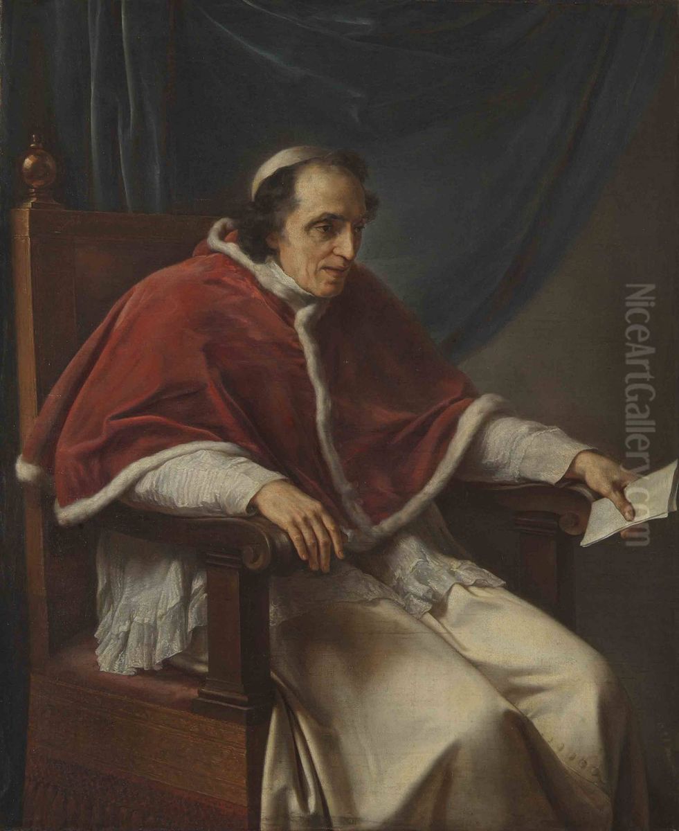 Pope Pius VII Oil Painting by Vincenzo Camuccini