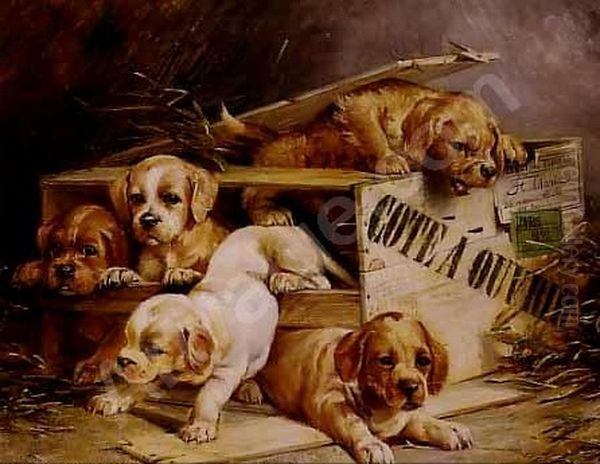 Straight from the crate Oil Painting by unknown