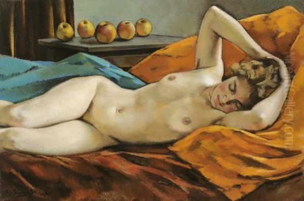 Akt Oil Painting by Anton Faistauer Akt Oil Painting by Anton Faistauer