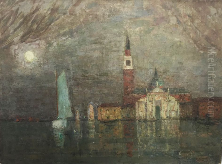 Venice (San Giorgio) Oil Painting by Eugene Lawrence Vail