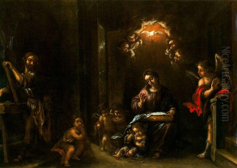 Taller de Nazaret Oil Painting by Juan De Valdes Leal