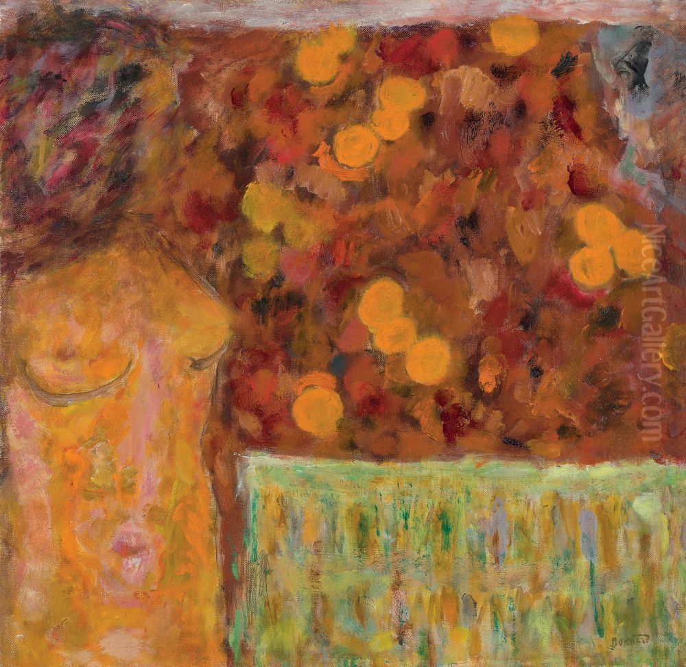 Nu orange Oil Painting by Pierre Bonnard