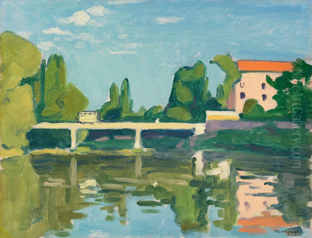 Moulin a Villennes Oil Painting by Albert Marquet