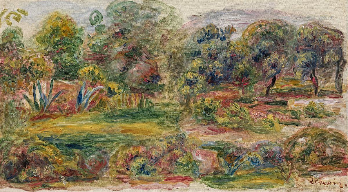 Sudliche Landschaft Oil Painting by Pierre Auguste Renoir