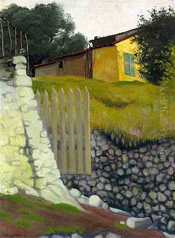 La claire-voie, Menton Oil Painting by Felix Vallotton