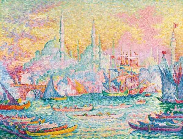 The Golden Horn, Constantinople Oil Painting by Paul Signac