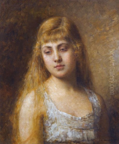 Felia Litvinne (1860-1936) Oil Painting by Alexei Harlamov